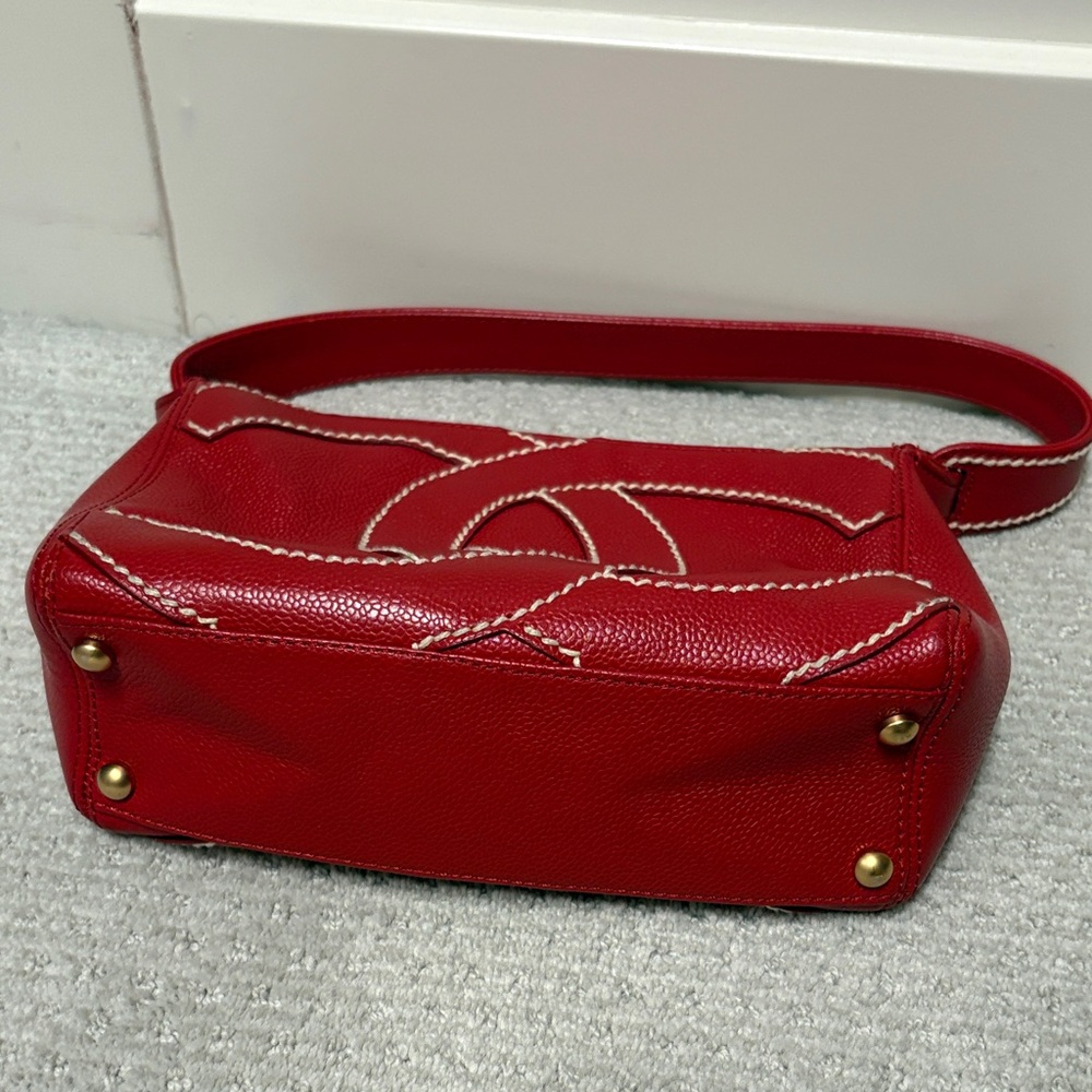 NWT Vintage Chanel red bag - Picture 7 of 7